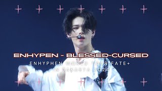 FANCAM BLESSEDCURSED  ENHYPEN ENHYPEN WORLD TOUR FATE in JAKARTA  17082024 [upl. by Assela]