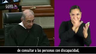 Las personas con discapacidad deben ser consultadas en la aplicación de leyes que les compete [upl. by Eirellam]