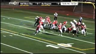 Joe Mahay gets an easy 3 yard TD for Burlingame [upl. by Alegnad]