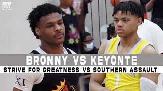 Bronny vs Keyonte George Brought the Whole City out 🔥🎥 [upl. by Alroi]