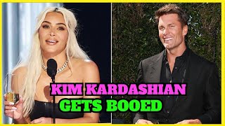 Kim Kardashian Gets Booed at Tom Bradys Roast [upl. by Lehet]