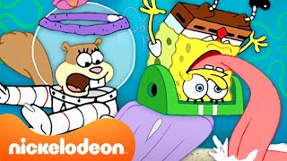 SpongeBob  Le avventure allaria aperta più estreme di SpongeBob 💥  Nickelodeon Italia [upl. by Ahsitul356]