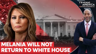 After Skipping the Biden Meeting Melania Decides Not to Move to the White House  Firstpost America [upl. by Euqinor]