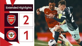 Arsenal 21 Brentford  Extended Premier League Highlights [upl. by Ilario]