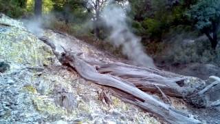 APERTURA DE UN GEISER EN EL VOLCAN DE LOS AZUFRES MICHOACAN [upl. by Redwine]