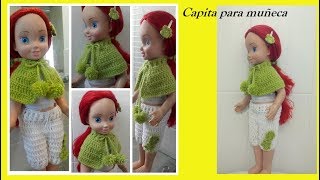 Capita para muñeca a crochet [upl. by Anad]