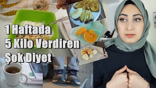 1 HAFTADA 5 KİLO   Diyet Serüvenim Ne Yedim Diyet Listem Neler Yaptım [upl. by Wilkinson643]