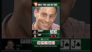 😲Only pro can do this poker [upl. by Aicenad]