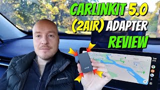 Carlinkit 50 2air Wireless CarPlay and Android Auto Adapter Review [upl. by Fanestil]