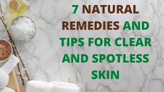 Natural Remedies for Clear Skin  Glowing Skin with no Acne  MrMommit [upl. by Lenhard218]