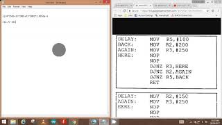 TIMEDELAY through subroutine in 8051 microcontroller part 2 [upl. by Natanhoj358]