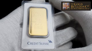 50g Credit Suisse Gold Bar I Buy Now [upl. by Amleht]