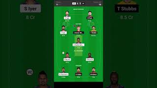 KKR VS DC DREAM11 Kolkata Knight Riders vs Delhi Capitals Match 47 [upl. by Llerrac]