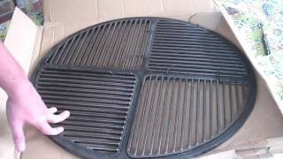 Cast Iron Grate Upgrade for the Weber Kettle [upl. by Lodnar]