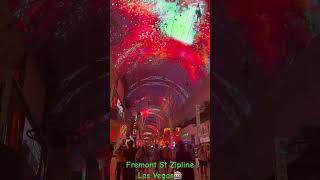 Las Vegas Outdoor Zipline  Fremont Street Experience [upl. by Aevin384]