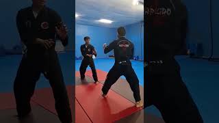 Hapkido Self Defense Technique Against Haymaker ala adesujud hapkido [upl. by Aitercul]