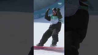 Su Yimings incredible run from the Mens Snowboard finals at Beijing2022 where he won gold 🏂🥇 [upl. by Atorod]