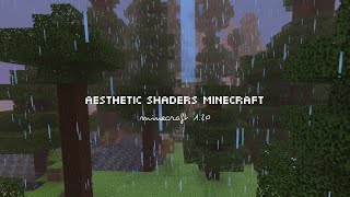 aesthetic shaders for minecraft pe 120 🪴🍃  render dragon [upl. by Bortman]