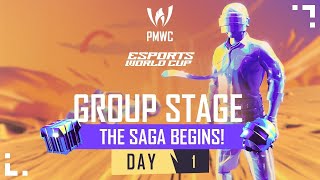 MN 2024 PMWC x EWC Group Stage Day 1  PUBG MOBILE WORLD CUP x ESPORTS WORLD CUP [upl. by Nortyad]