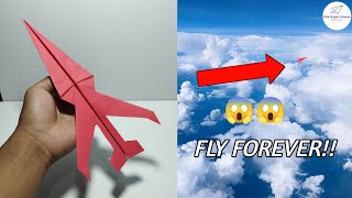 How to make an easy paper airplane fly forever all day [upl. by Fan]