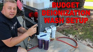 BUDGET DEIONIZATION FOR MY WASH SETUP  SPOTLESS RINSE [upl. by Snashall]