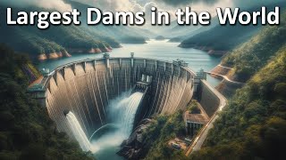 Top 10 Largest Dams in the World  10 Most Beautiful Largest Dams in the World [upl. by Nolyar463]