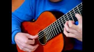 7strings russian guitar VossenШахнов Карусель played by Maxim Lysov [upl. by Ahtiuqal]