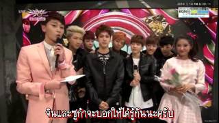 THAI SUB 140314 BTS  Music Bank Special MC Cut [upl. by Lady425]