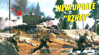 KV2 Gameplay on New Map Rzhev  Enlisted New Update Rzhev [upl. by Angrist]