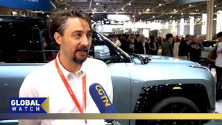 Chinesemade cars have big presence at Paris Auto Show despite EU tariffs [upl. by Linson]