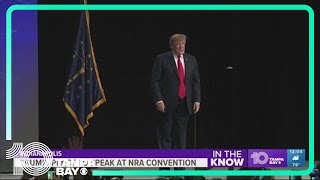 Trump Pence to speak at NRA convention in Indiana [upl. by Rae]