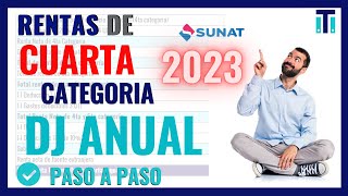 Como determinar la RENTA ANUAL de cuarta categoría 2023 [upl. by Carboni]