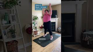 Fat Never Exercise 5Home Squats for Obese Beginners [upl. by Anirrak495]