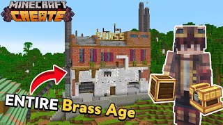 AUTOMATING the ENTIRE BRASS AGE in Minecraft Create Mod [upl. by Cataldo]