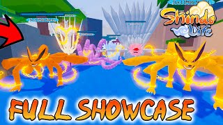 Shindo Life Gen 2 Tailed Beasts Full Showcase Brand New Tailed Beasts Shindo Life [upl. by Anod979]