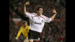 Gol Kaka Manchester UnitedMilan 3 2 Telecronaca Maurizio Compagnoni [upl. by Nanahs]