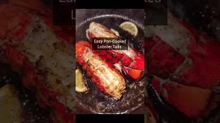 5Minute Pan Cooked LOBSTER TAILS w butter lemon garlic [upl. by Yarak494]