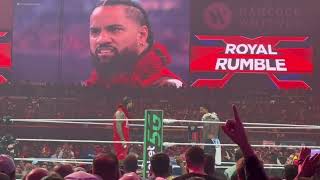 2024 WWE Men’s Royal Rumble entrances  ending  live crowd reaction [upl. by Ekaterina48]