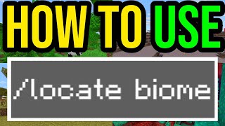 How To Locate Biomes In Minecraft WITHOUT MODS PSXboxPE [upl. by Hiroko]