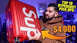 TOP 10 HYPEBEAST PICK UPS OF 2018 SUPREME  BAPE  MORE [upl. by Jaeger]