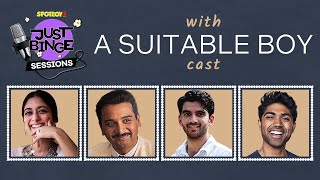 A Suitable Boy Cast Interview  Namit Das Tanya Maniktala Danesh Razvi amp Mikhail Sen  Just Binge [upl. by Aninaj]