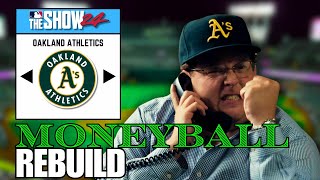 Oakland As MONEYBALL Rebuild MLB the Show 24 Franchise [upl. by Legnaesoj]