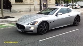 MASERATI Granturismo S coupé  sound 2013 V8 sport engine 405 horse power Valence HD [upl. by Los89]