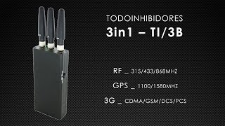 Inhibidor de frecuencia móvil GSM GPRS 3G y GPS [upl. by Hett369]