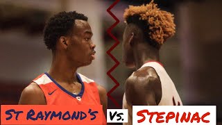 St Raymond’s vs Stepinac ft Rj Davis Adrian Griffin Gary Grant amp Malachi Smith [upl. by Billat]