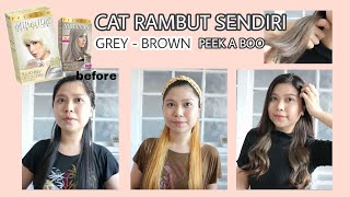 TUTORIAL BLEACH RAMBUT UNTUK PEMULA CUMA PAKE MIRANDA Ash Blonde [upl. by Notsrik832]