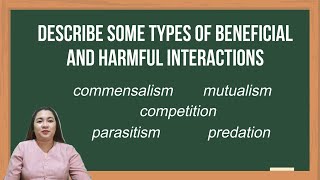 TYPES OF INTERACTION AMONG LIVING THINGS [upl. by Remot]