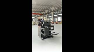 VNA forklift side forklift pallet stacker warehousing VNA forklift pallet stacker agv [upl. by Enileuqkcaj]