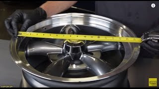 How To Measure Wheel Size and Fitment Diameter Offset Backspacing Width Bolt Pattern Lug Nuts [upl. by Nylikcaj]