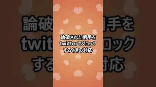 【フェミニストあるある】論破された相手をtwitterでブロックするときの対応 [upl. by Elberfeld540]